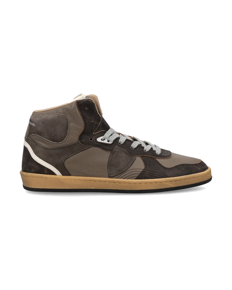 Sneakers Pgal High Men, Brown