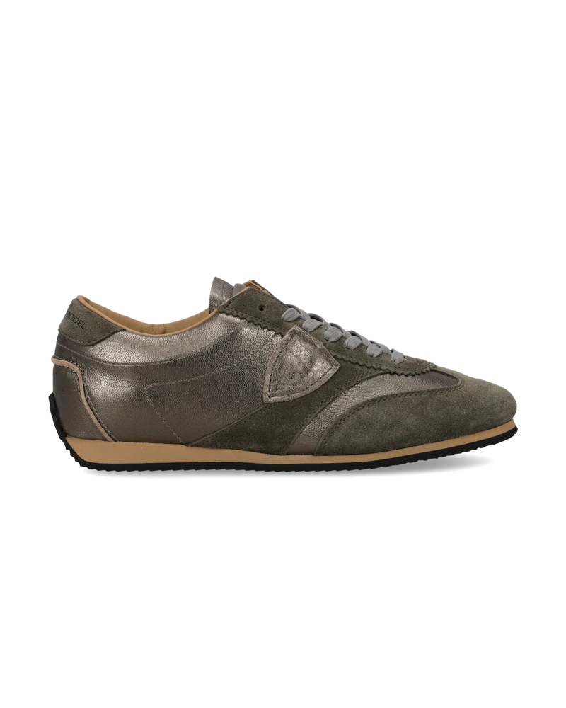 Sneakers Planche Women, Metallic Bronze Khaki